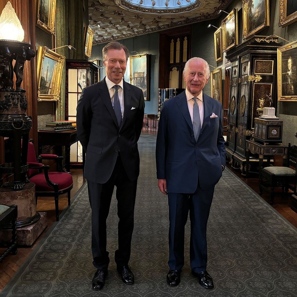 Grand Duke Henri and King Charles at Windsor Castle