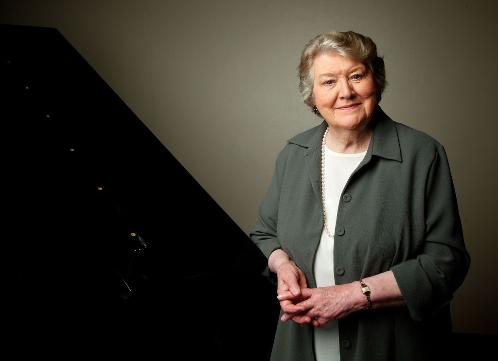 SYDNEY, AUSTRALIA - APRIL 30:  Patricia Routledge poses for a portrait at her Australian production of Admission One Shilling on April 30, 2014 in Sydney, Australia.  (Photo by El Pics/Getty Images)