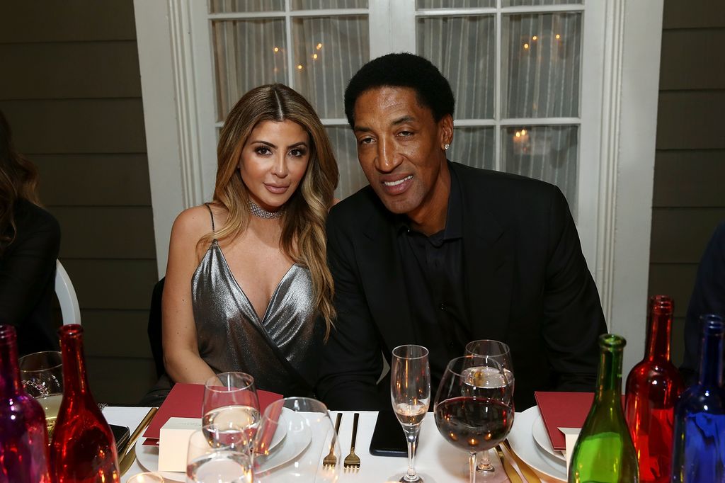 Larsa Pippen and Scottie Pippen meal