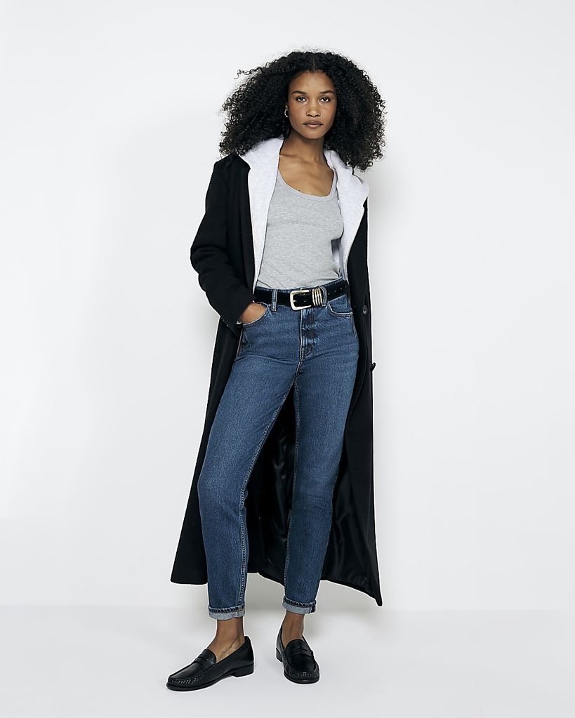 River Island High Waisted Bum Sculpt Mom Jeans