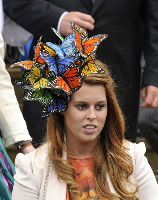 princess beatrice butterfly hat