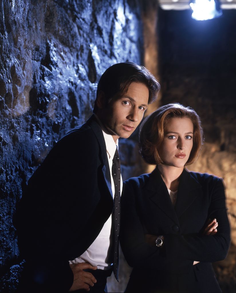 Gillian Anderson and David Duchovny in The X-Files