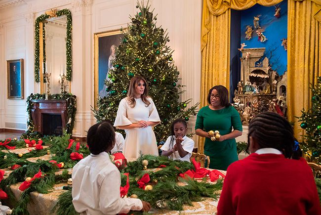 melania trump white house decorations5