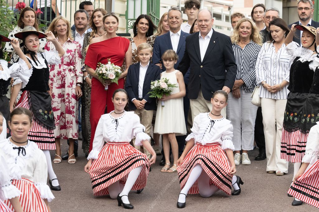 Princess Charlene, Prince Jacques, Princess Gabriella and Prince Albert attended the Traditional Monaco annual picnic