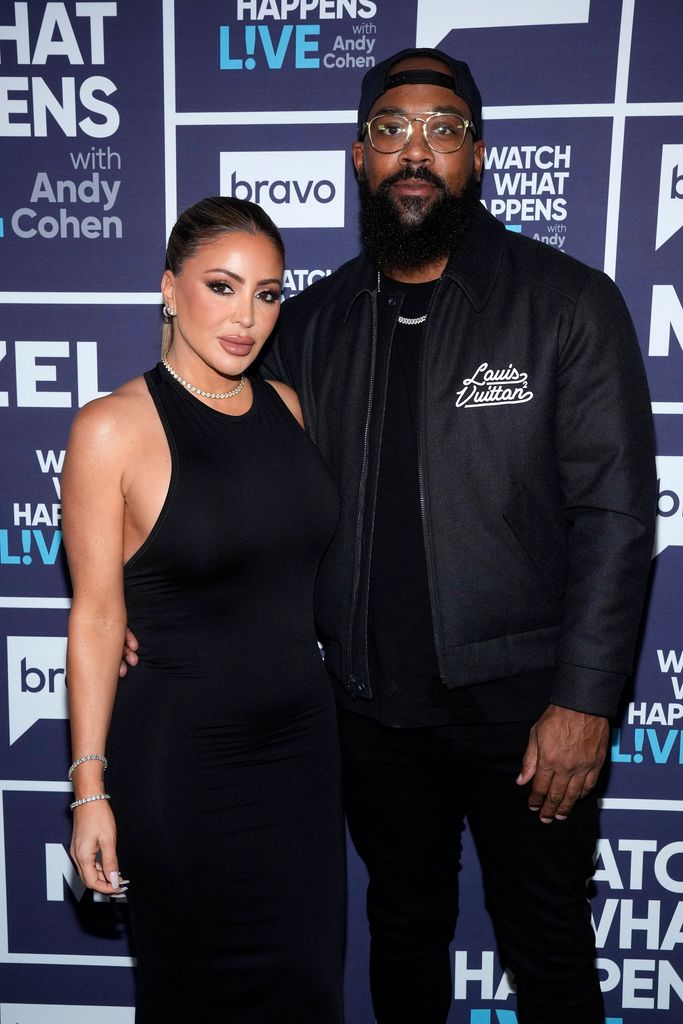 WATCH WHAT HAPPENS LIVE WITH ANDY COHEN -- Episode 20043 -- Pictured: (l-r) Larsa Pippen, Marcus Jordan -- (Photo by: Charles Sykes/Bravo via Getty Images)