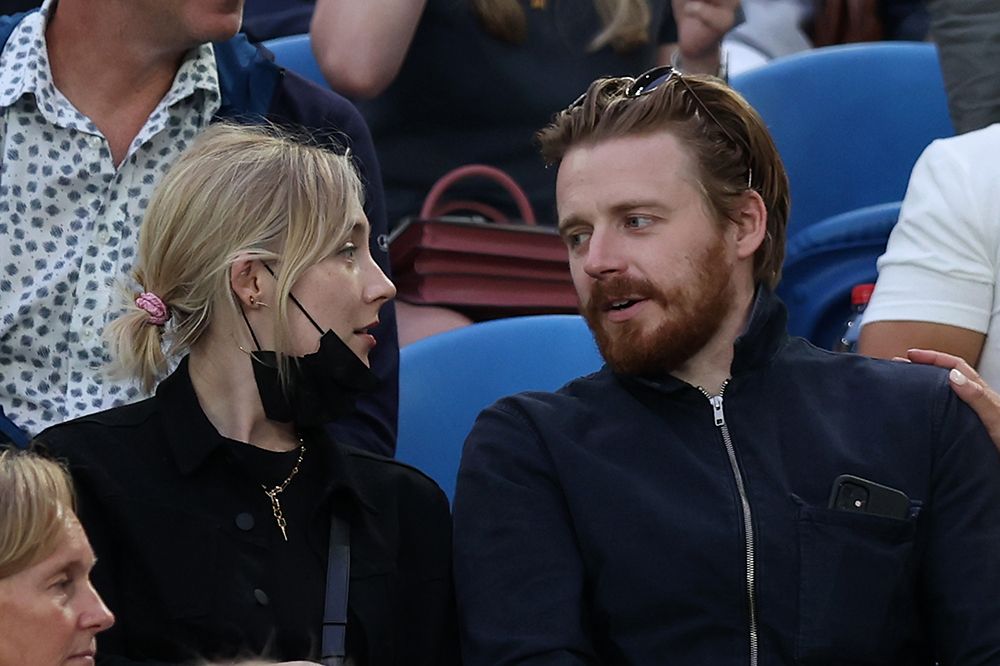 Saoirse Ronan and Jack Lowden at the Australian Open in 2022