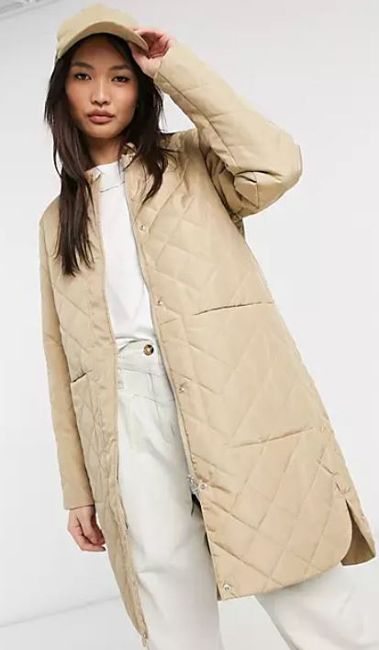 asos quilted coat