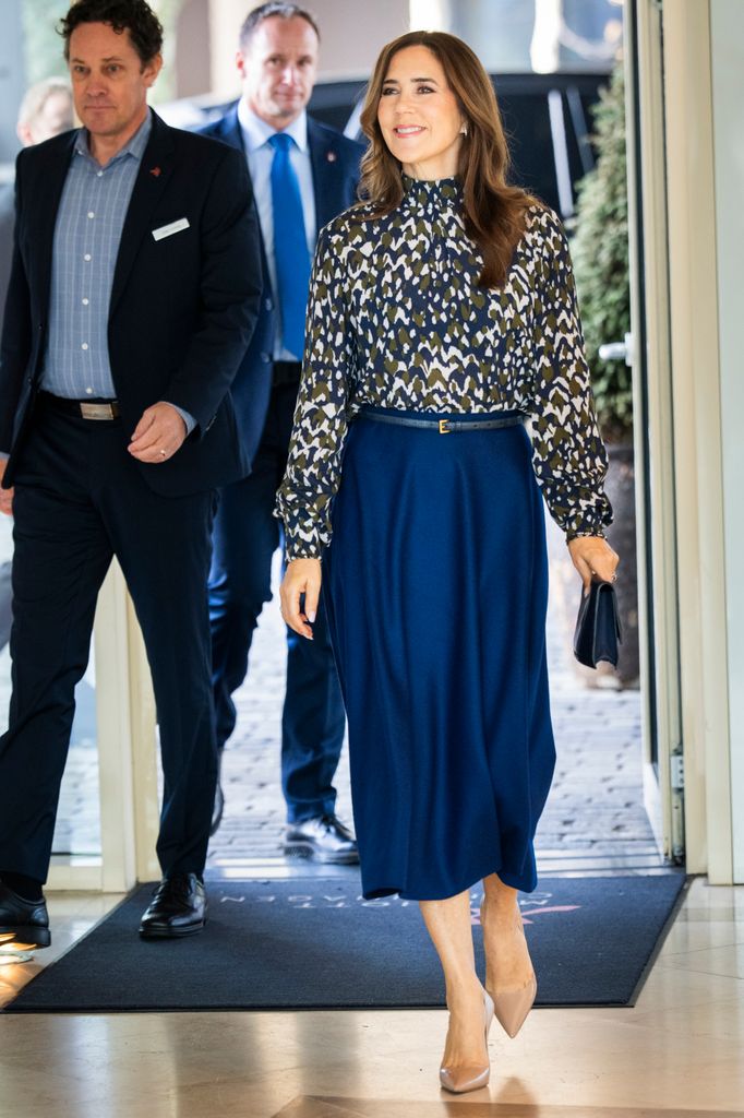 Queen Mary of Denmark at the research conference of the Free Research Foundation of Denmark on November 7, 2025 in Copenhagen, Denmark