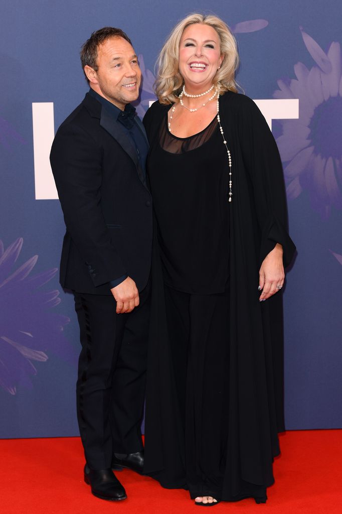 Stephen Graham with his arm around Hannah Walters