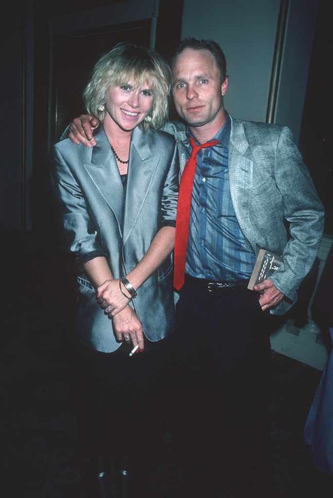 Amy Madigan et Ed Harris lors des Drama Desk Awards 1986 au Plaza Hotel de New York, New York, États-Unis.