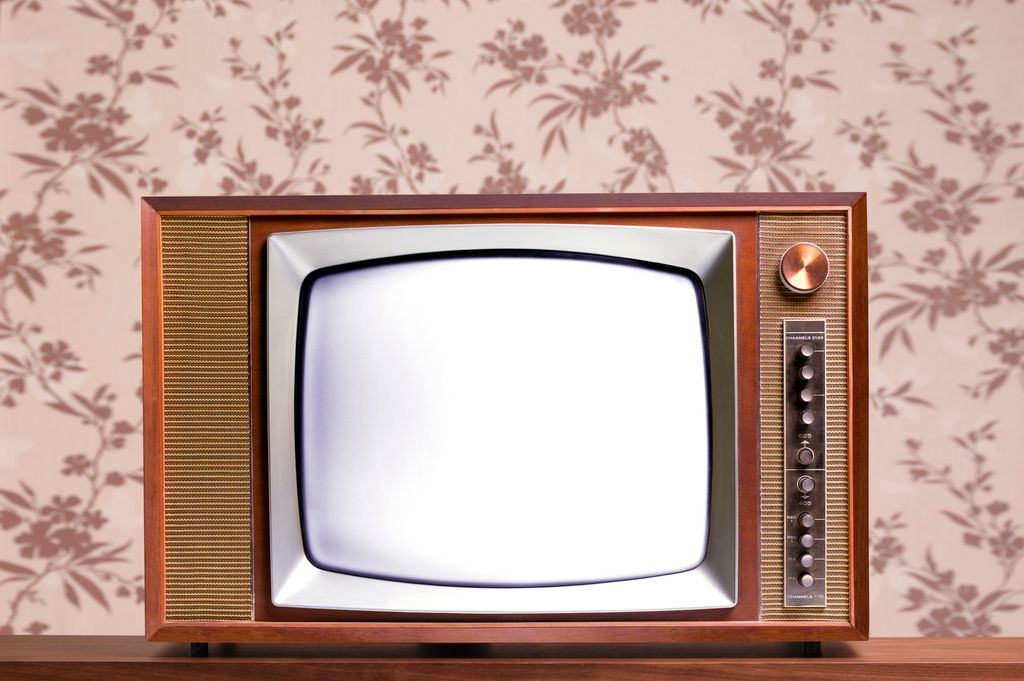 Retro television set