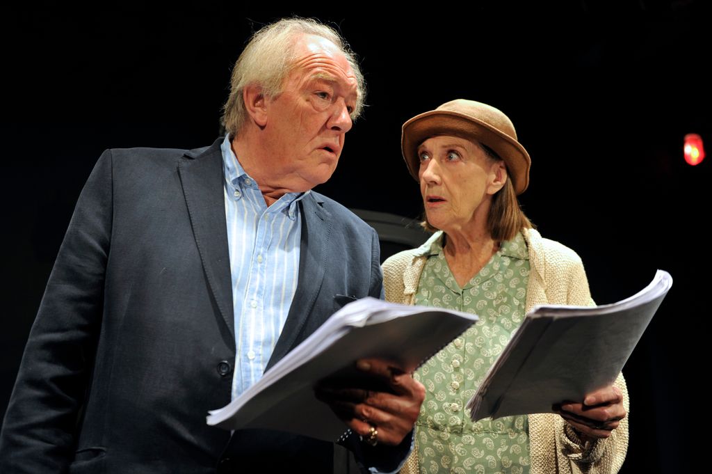 Michael Gambon and Eileen Atkins performing in All That Fall