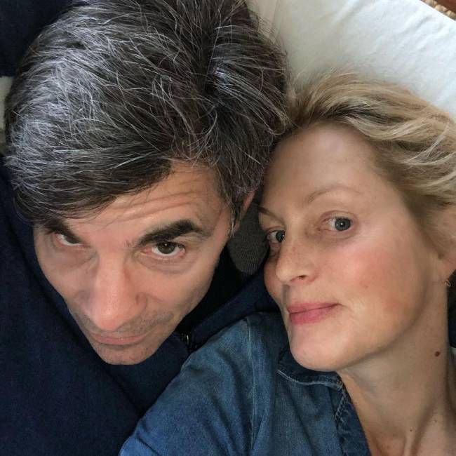 gma george stephanopoulos wife ali wentworth selfie