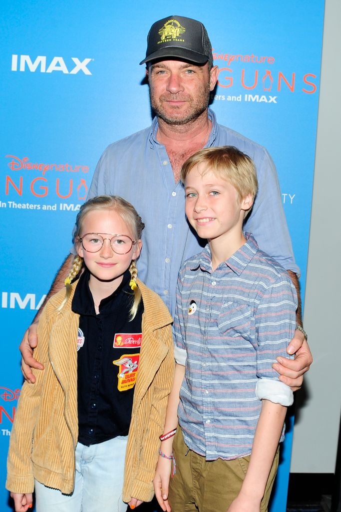 Liev and his children in 2019