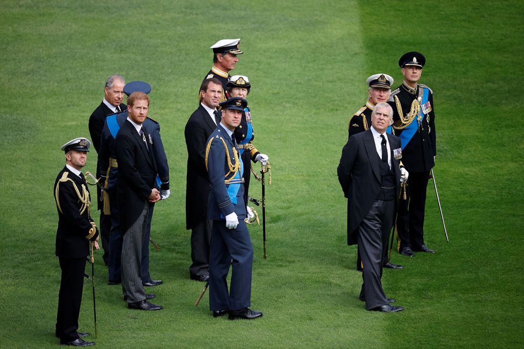 Rob also shared this photo from Queen Elizabeth's funeral