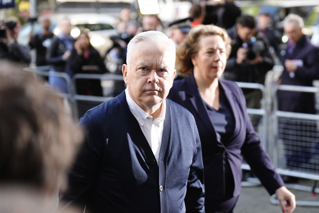 Former BBC broadcaster Huw Edwards arrives at Westminster Magistrates' Court, London