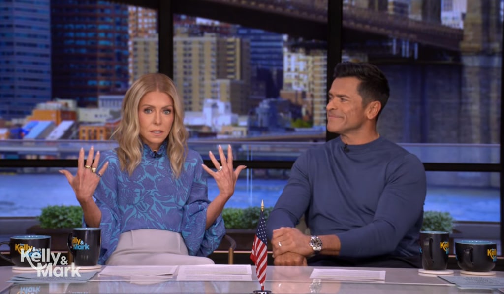 Kelly Ripa and Mark Consuelos on Live