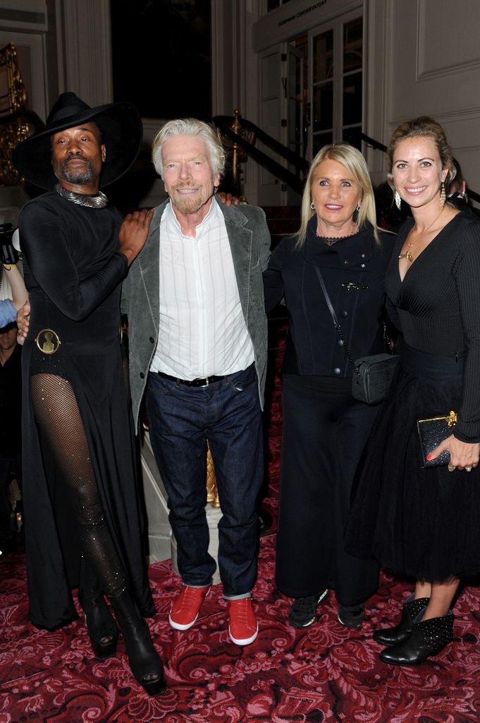 Billy Porter, Richard Branson, Joan Branson and Holly Branson 