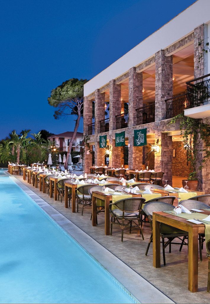 poolside restaurant in turkey