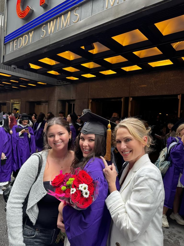 Amy Robach and Annalise McIntosh celebrate Ava Monroe McIntosh's graduation from New York University, shared on Instagram
