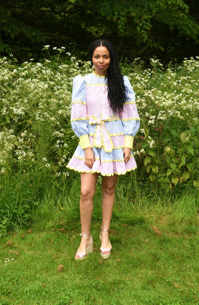 Emma Dabiri  attends Celia B's and Penelope Chilvers' Summer Celebration lunch by Spook, hosted by House of Party Planning at West Wycombe Park on June 06, 2023 in London, England. (Photo by David M. Benett/Dave Benett/Getty Images for Celia B & Penelope 