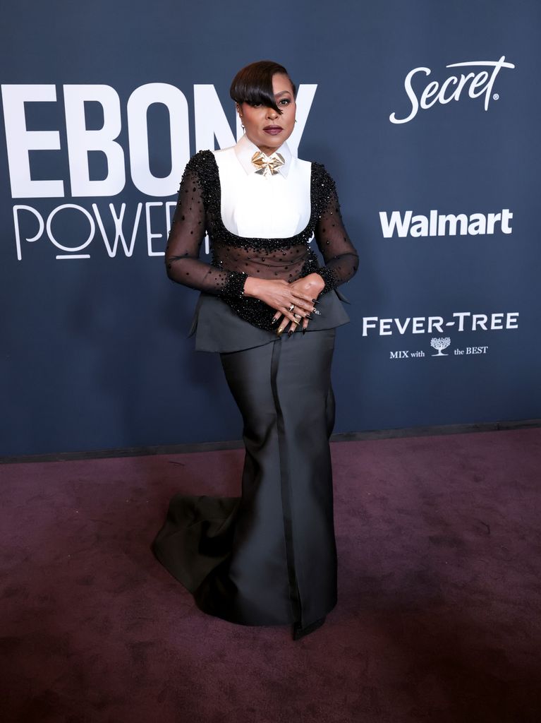 taraji p. henson black gown