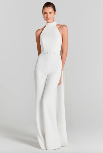 Nadine Merabi white jumpsuit