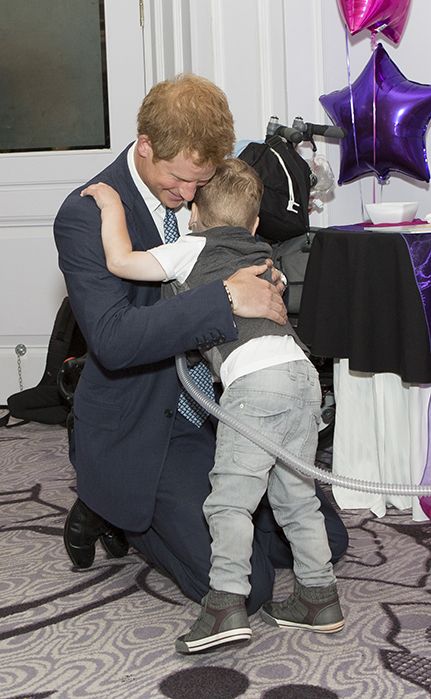 prince harry wellchild hug