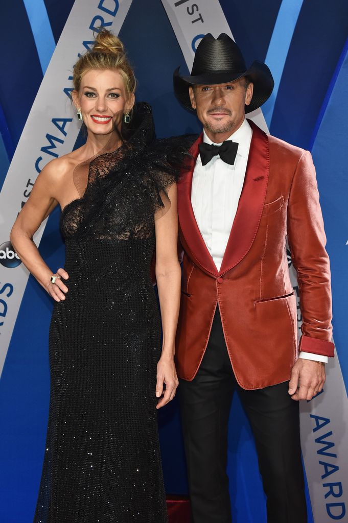 Tim McGraw and Faith Hill at the CMA Awards