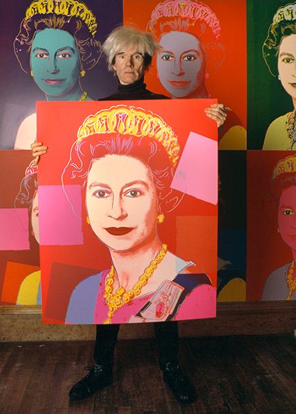 andy warhol and the queen