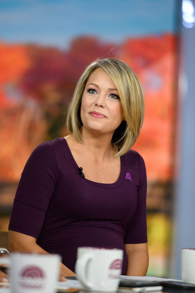 Dylan Dreyer sitting in the Today studios 