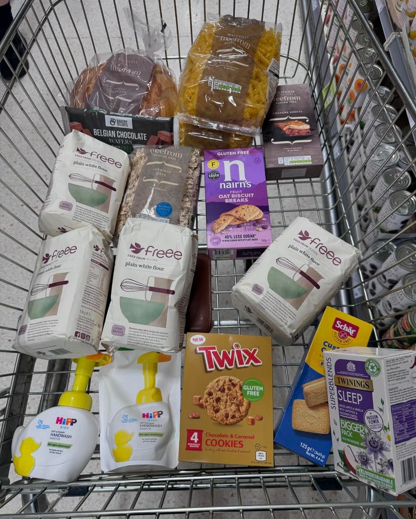 A look at all the food Dylan purchased in the UK 