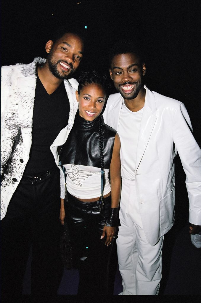 Will Smith, Jada Pinkett Smith and Chris Rock during 1999 MTV Music Awards Party 