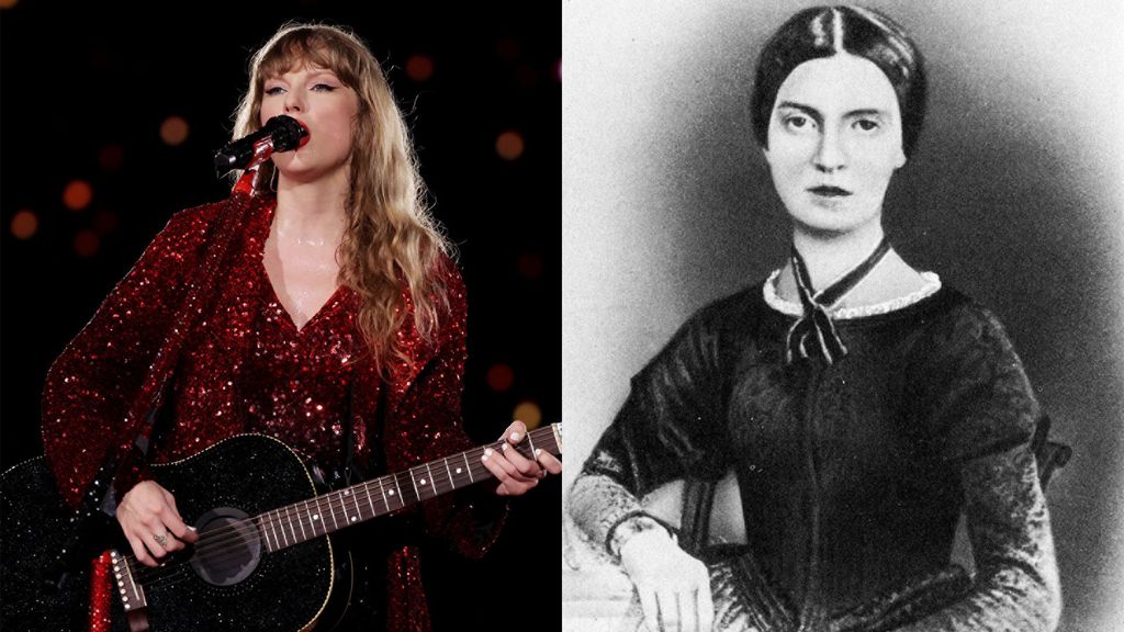 Taylor Swift with relative Emily Dickinson