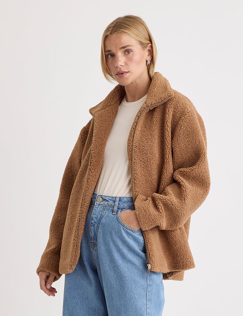 nobodys child brown fleece