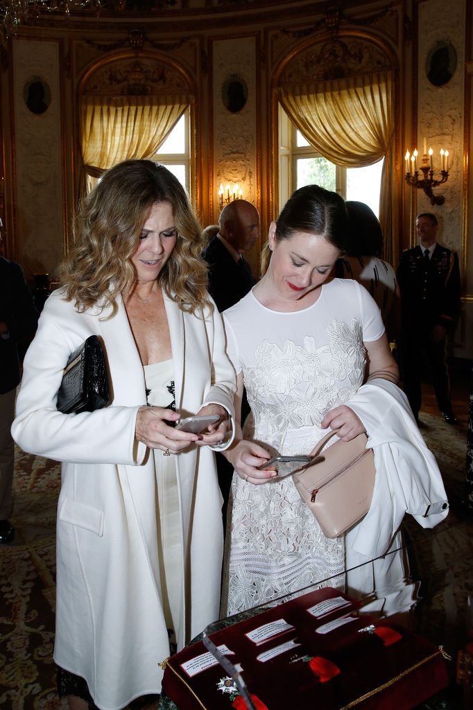 Rita Wilson and E.A. Hanks together in Paris, France