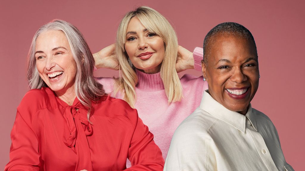 Three smiling women 