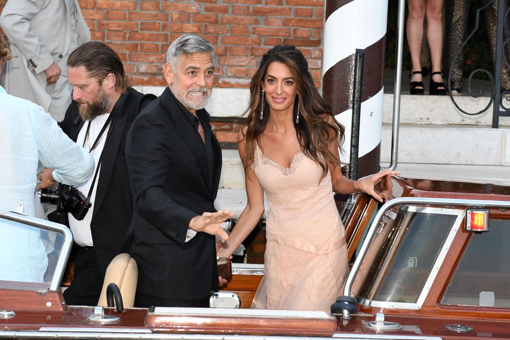 Amal and George Clooney looking fabulous