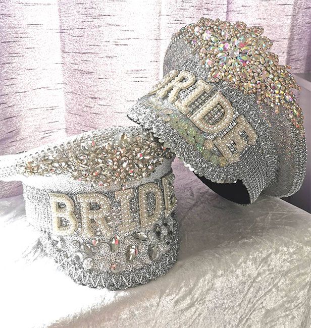 bride festival hat