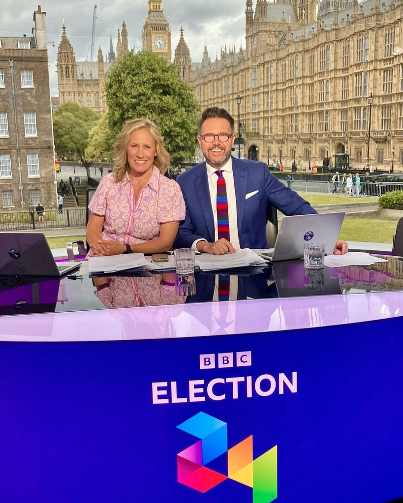 Sophie Raworth and Jon Kay hosting general election coverage