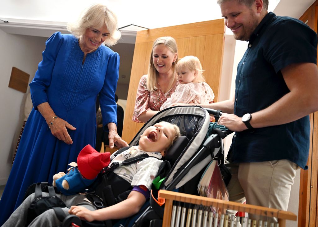Camilla met families and staff at Children's Hospice South West