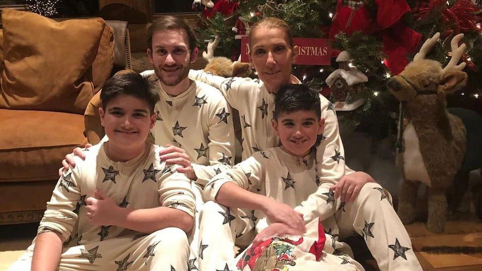 celine dion family christmad