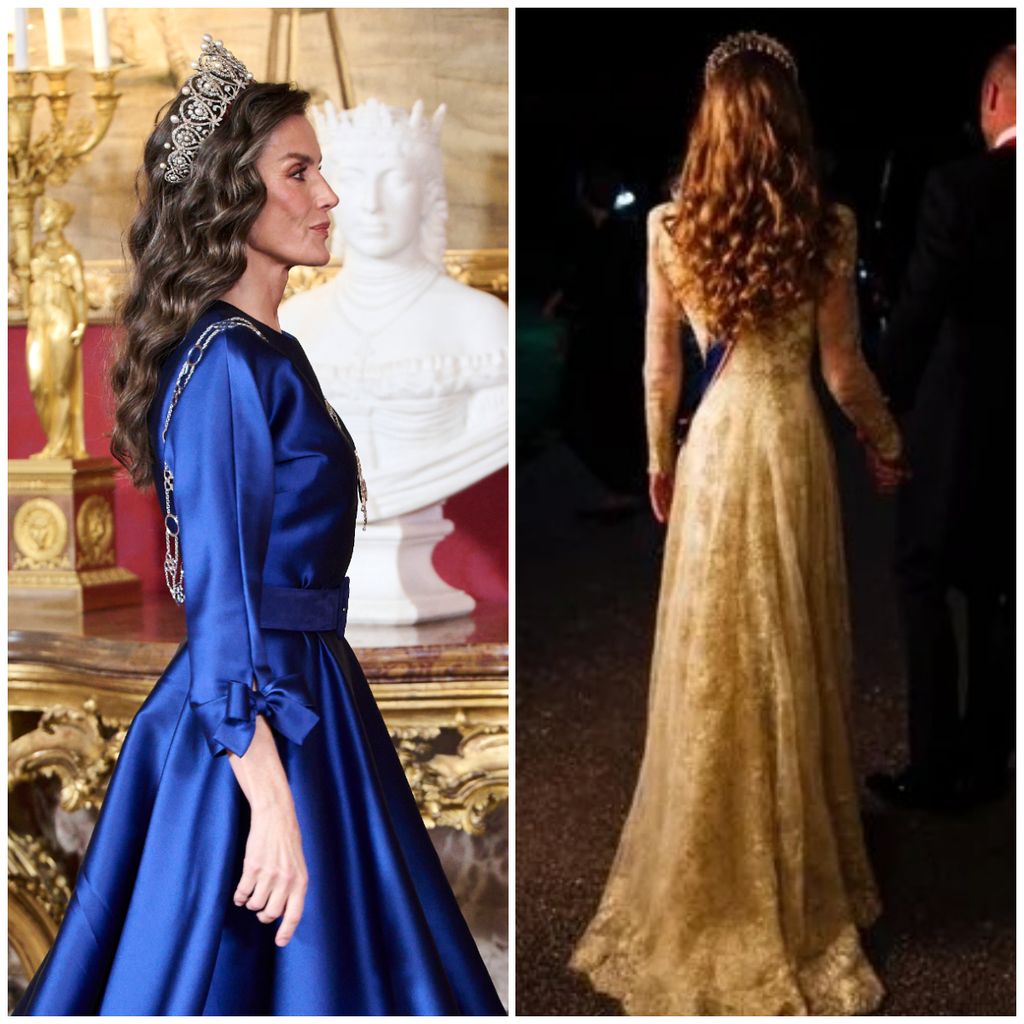 Letizia’s tiara hairstyle on November 4 echoed the Princess of Wales' look from September 2025