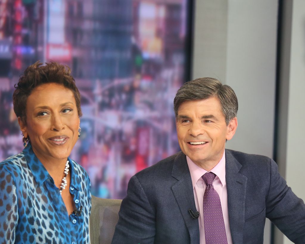 George Stephanopoulos and Robin Roberts