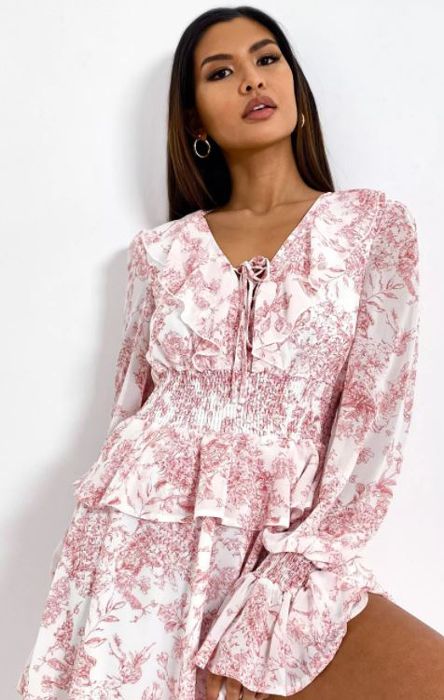 missguided floral dress