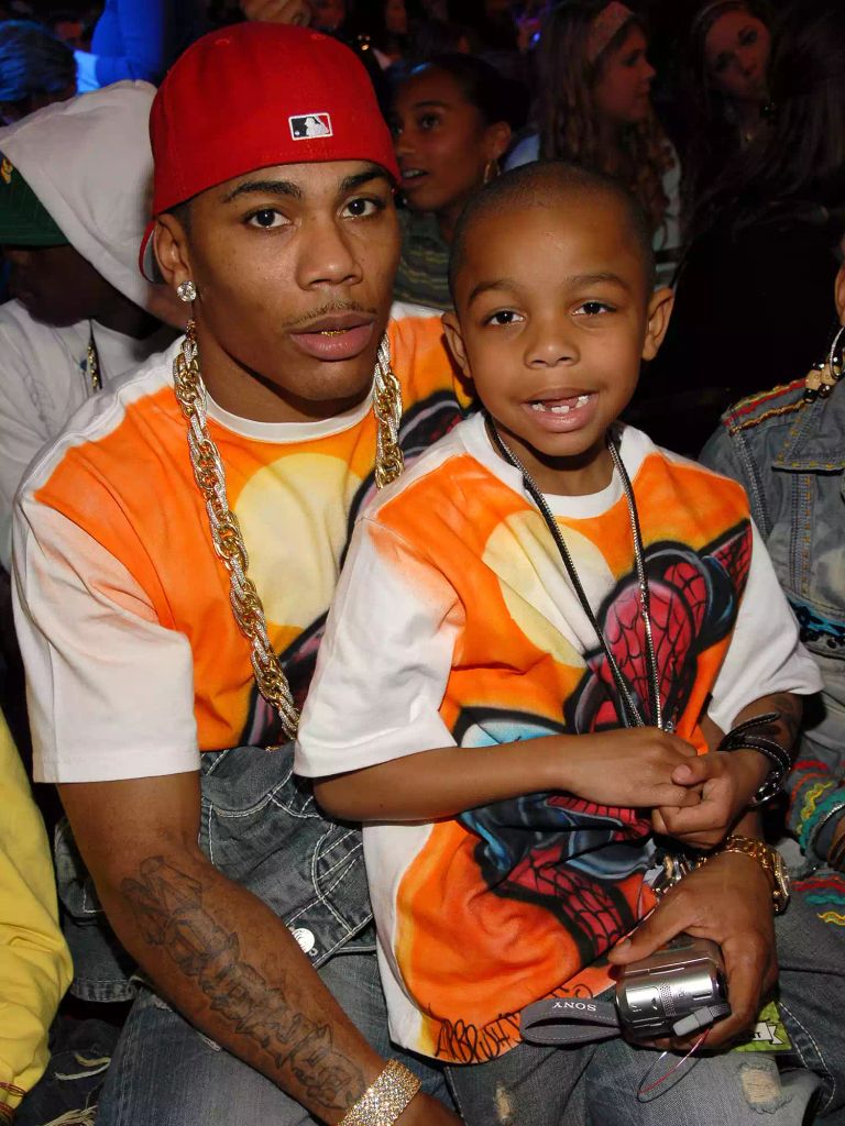 Nelly with his son Cornell