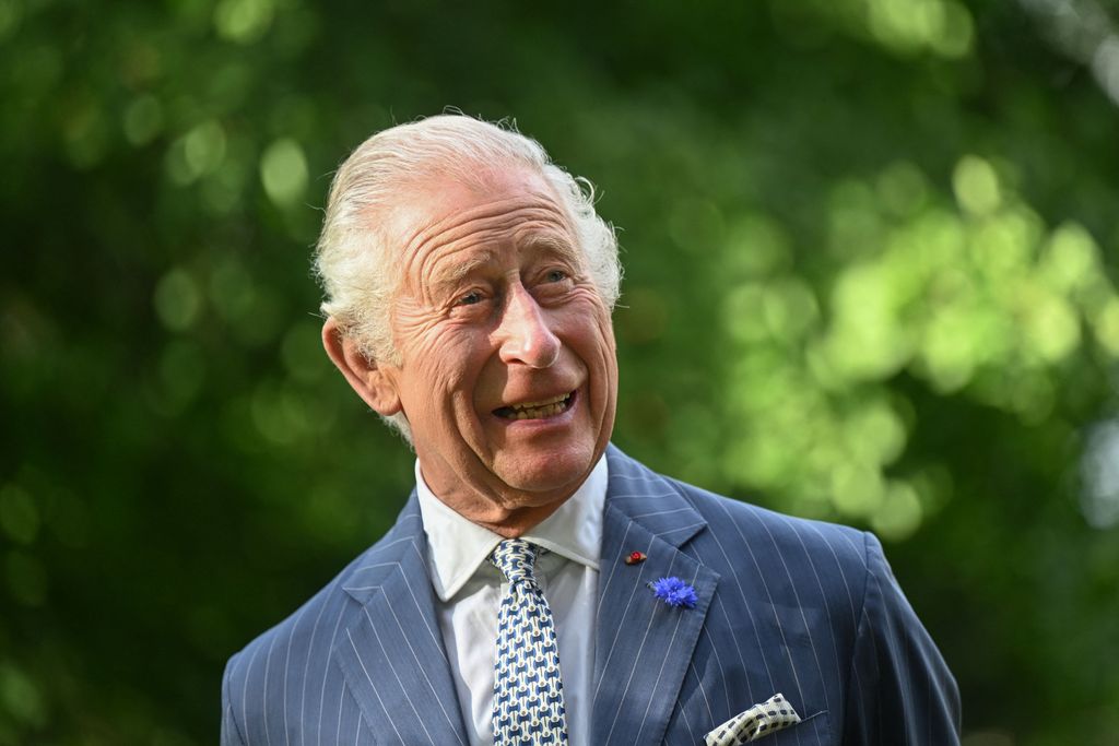 king charles during tree planting ceremony 