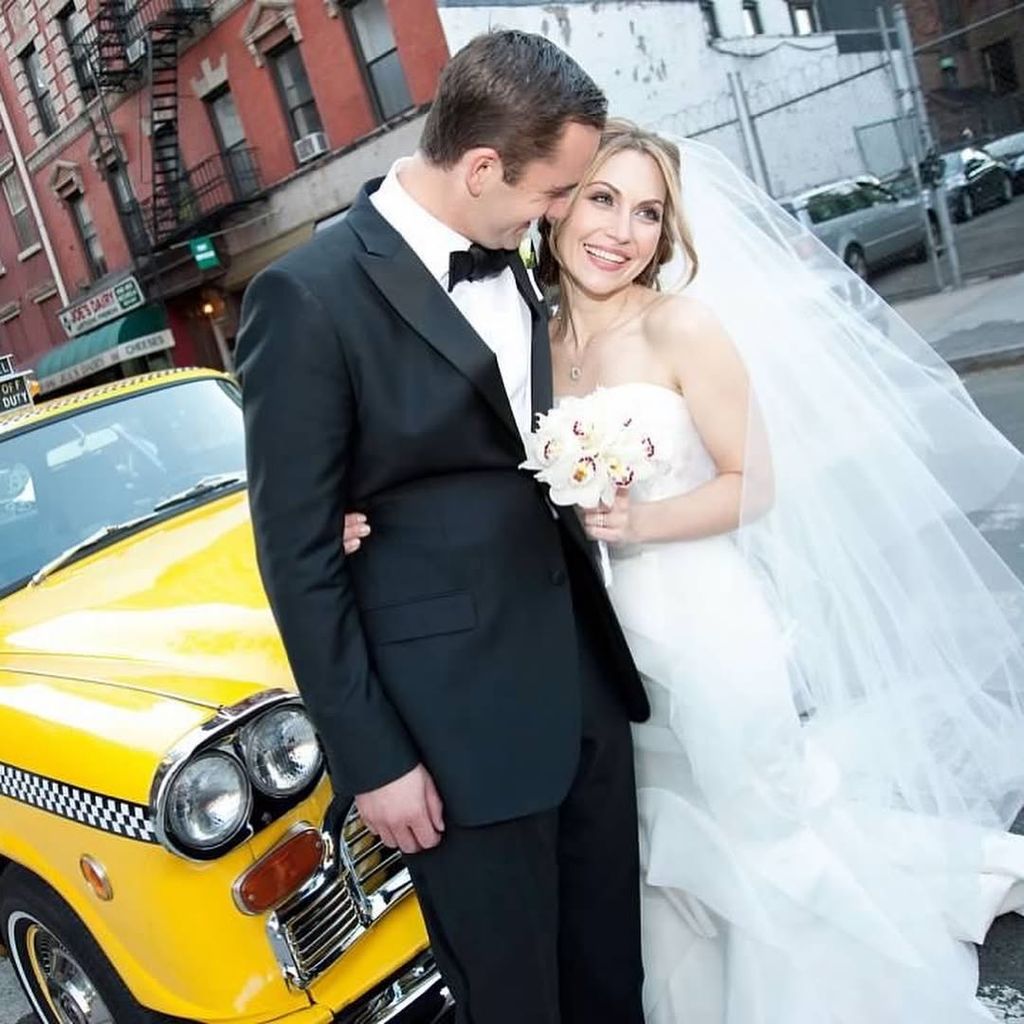 Lori and Nick on their wedding day in 2010