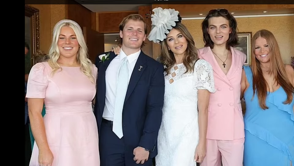 Liz Hurley Shane Warne family