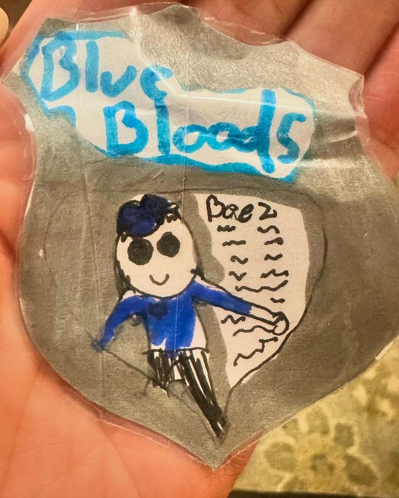 Marisa Ramirez shares homemade shield sticker gifted on set of Blue Bloods